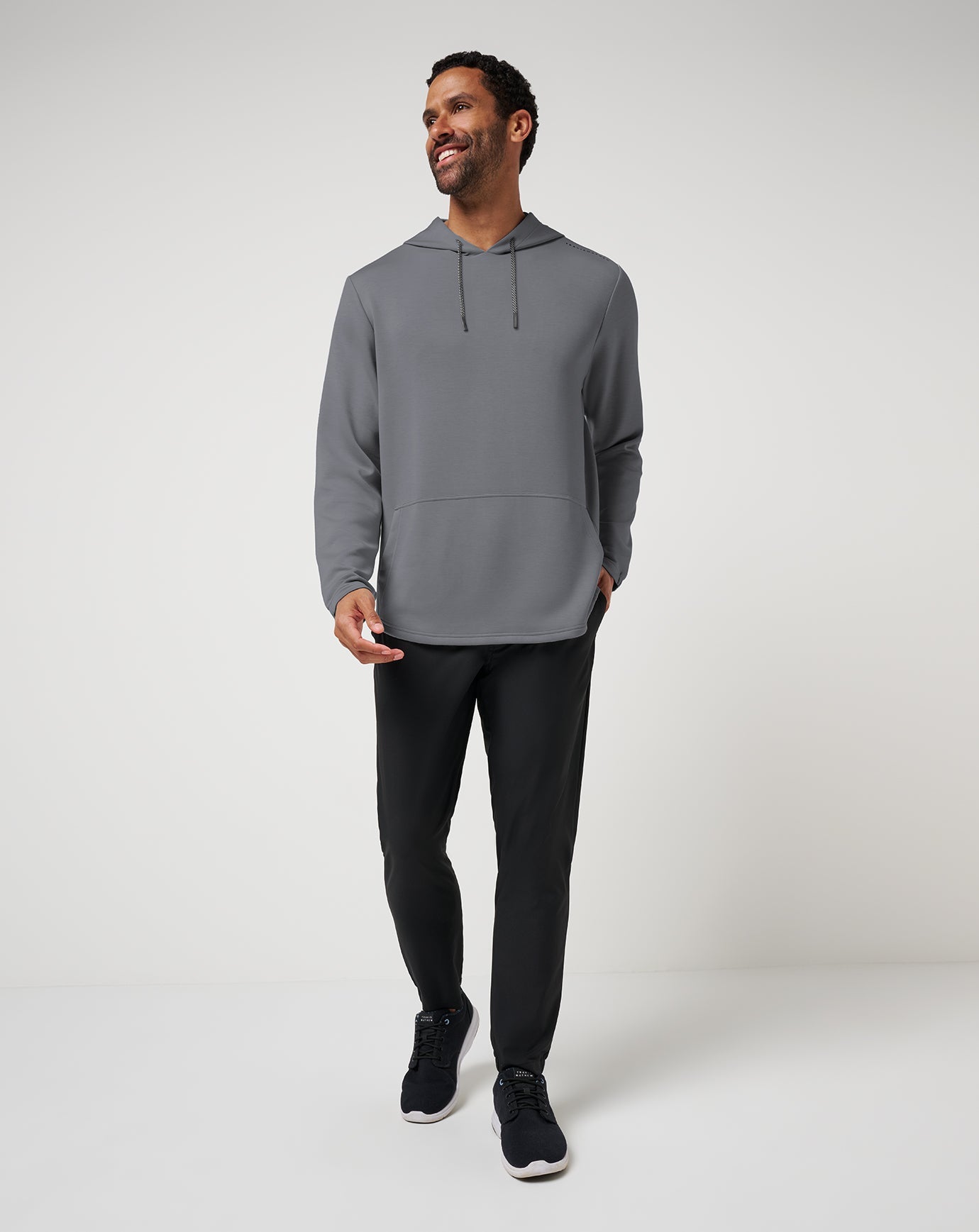 Heather Grey Travis Mathew Fibercloud Hoodie
