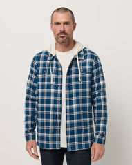 Titan Travis Mathew Cloud Flannel Hooded Button-Up