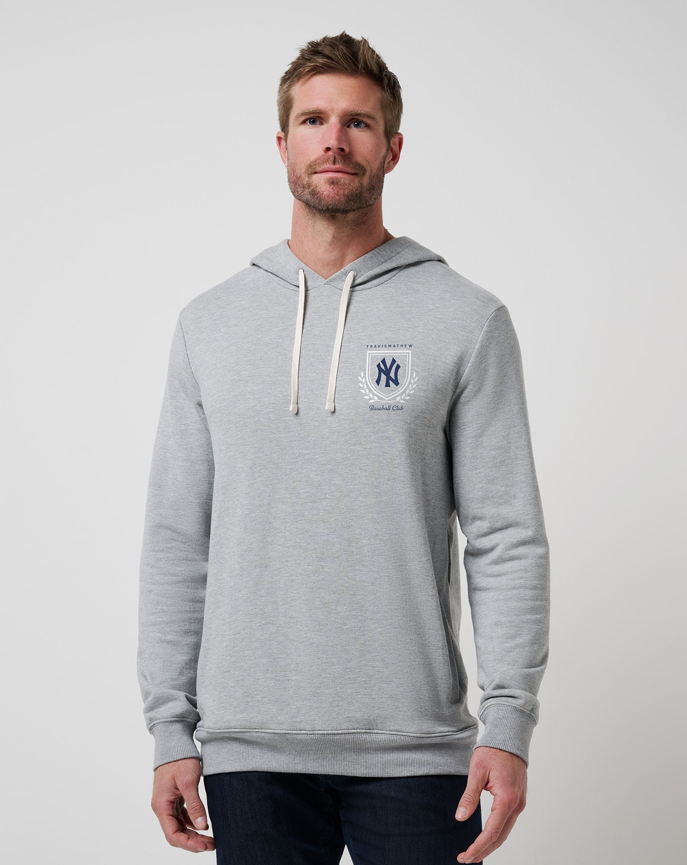 Heather Grey Travis Mathew New York Yankees Stadium Hoodie