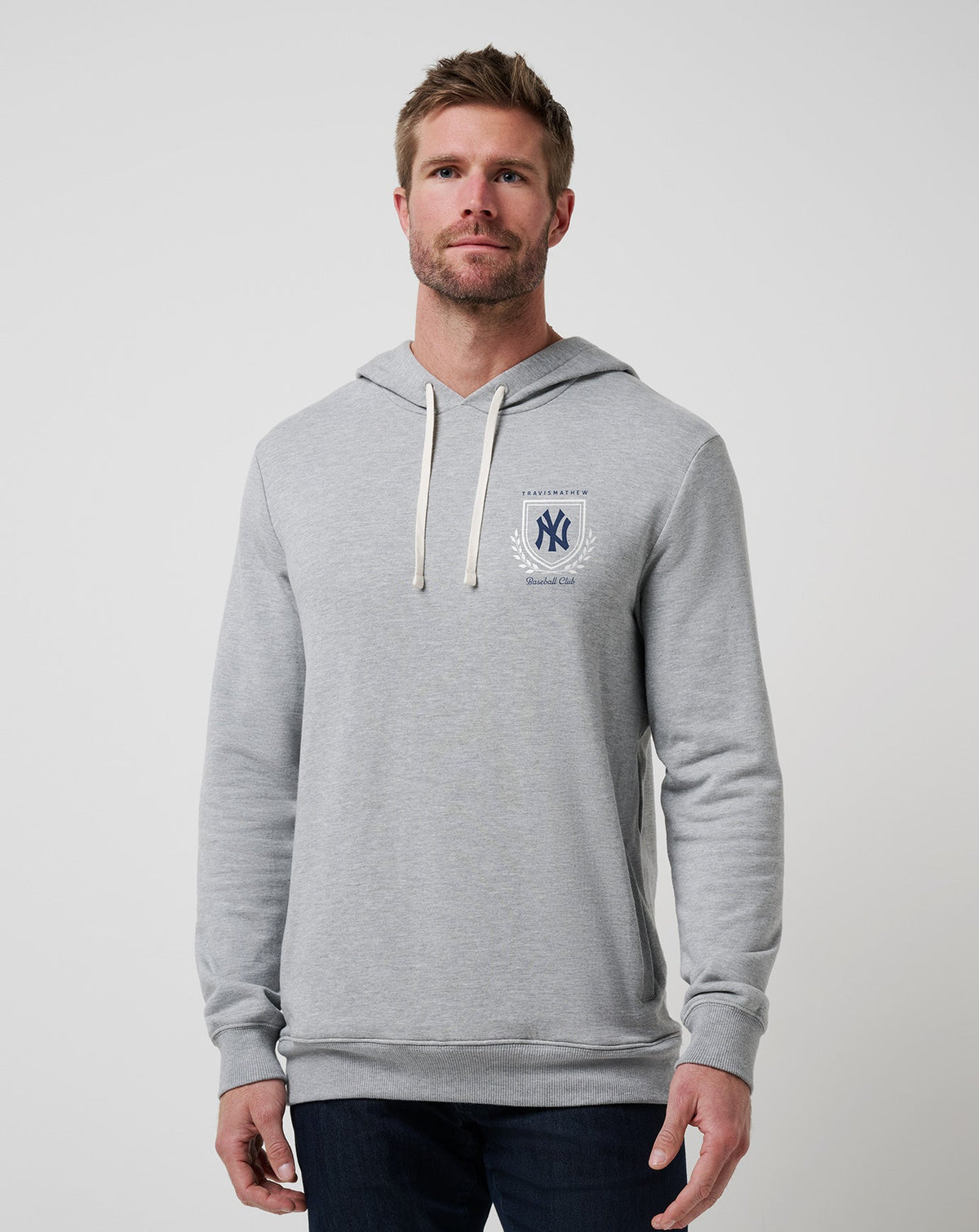 Heather Grey Travis Mathew New York Yankees Stadium Hoodie