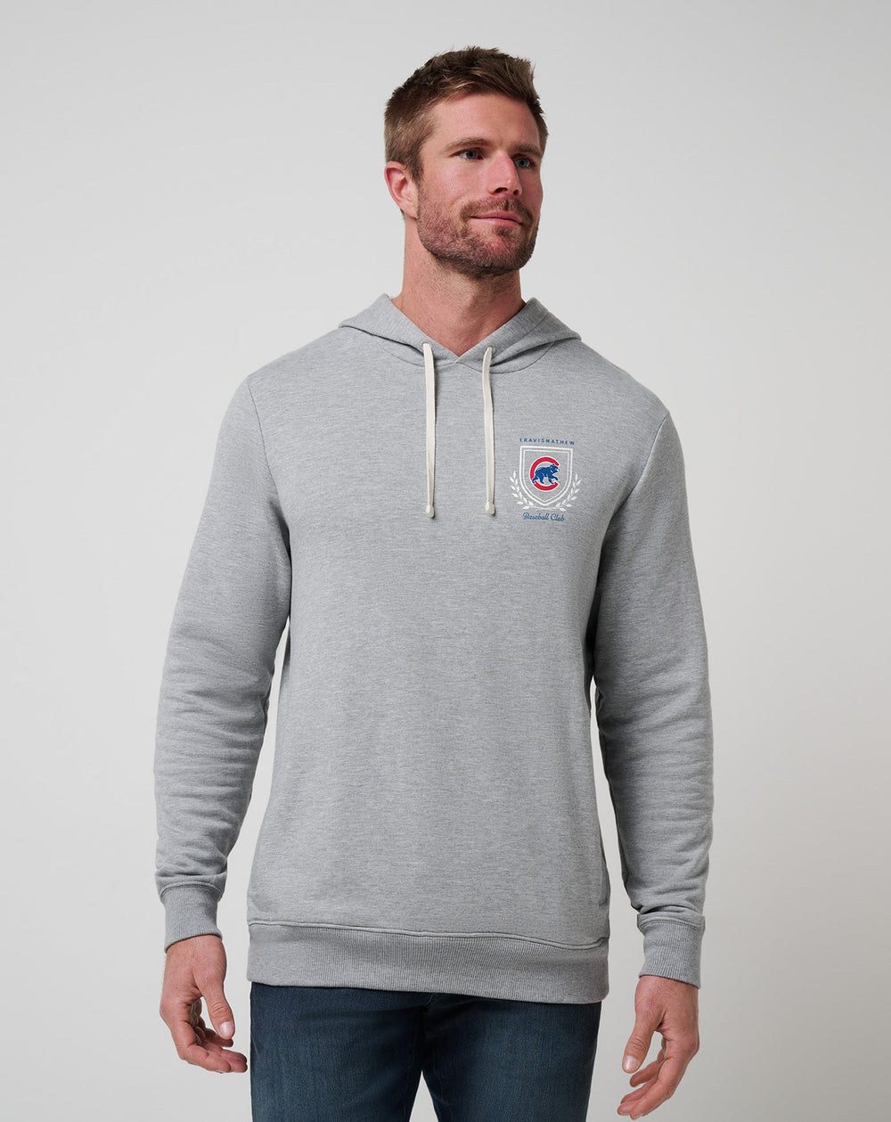 Heather Grey Travis Mathew Chicago Cubs Stadium Hoodie