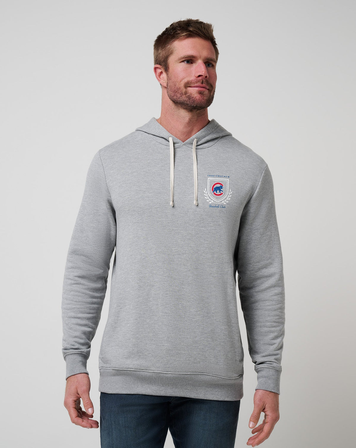 Heather Grey Travis Mathew Chicago Cubs Stadium Hoodie