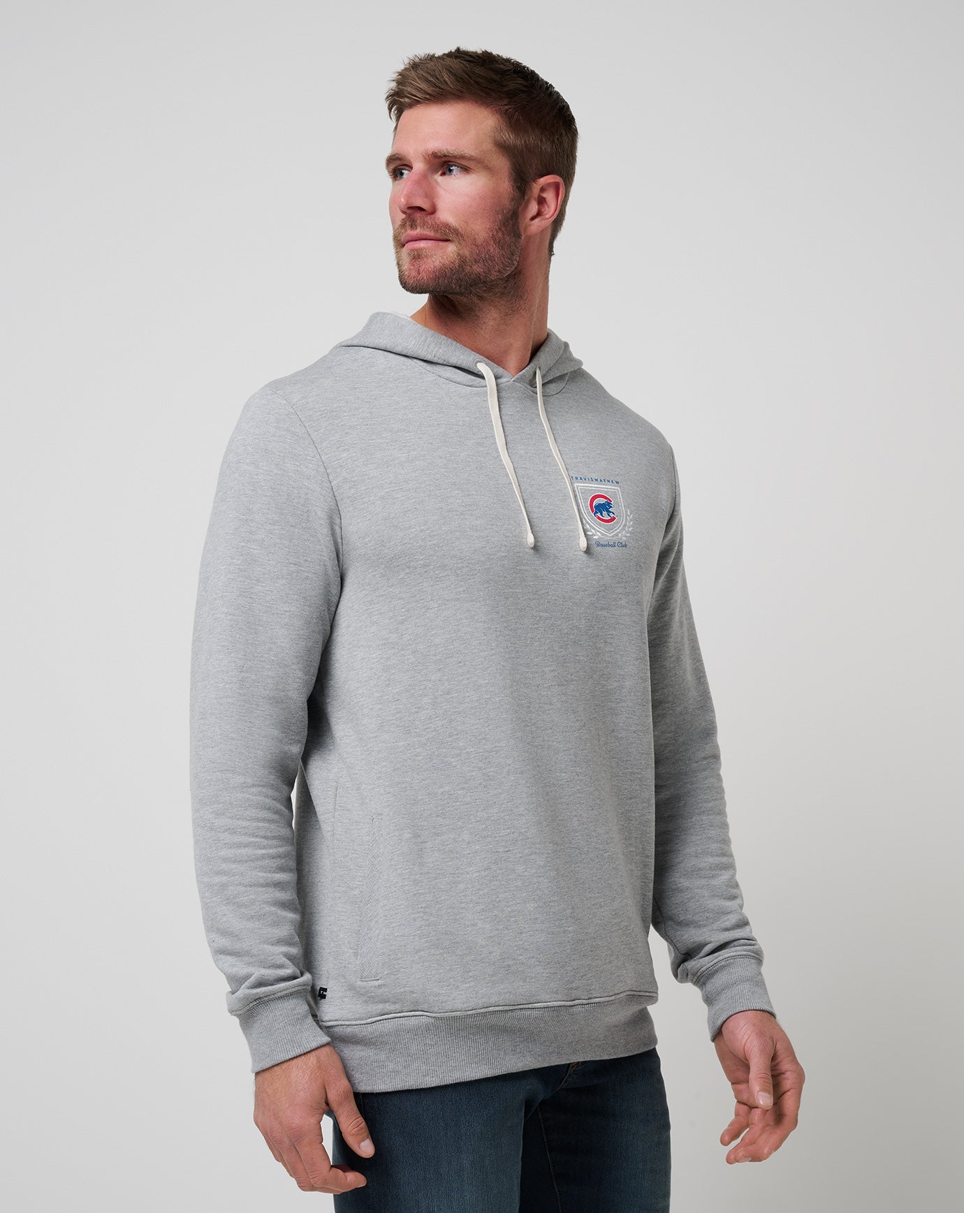 Heather Grey Travis Mathew Chicago Cubs Stadium Hoodie