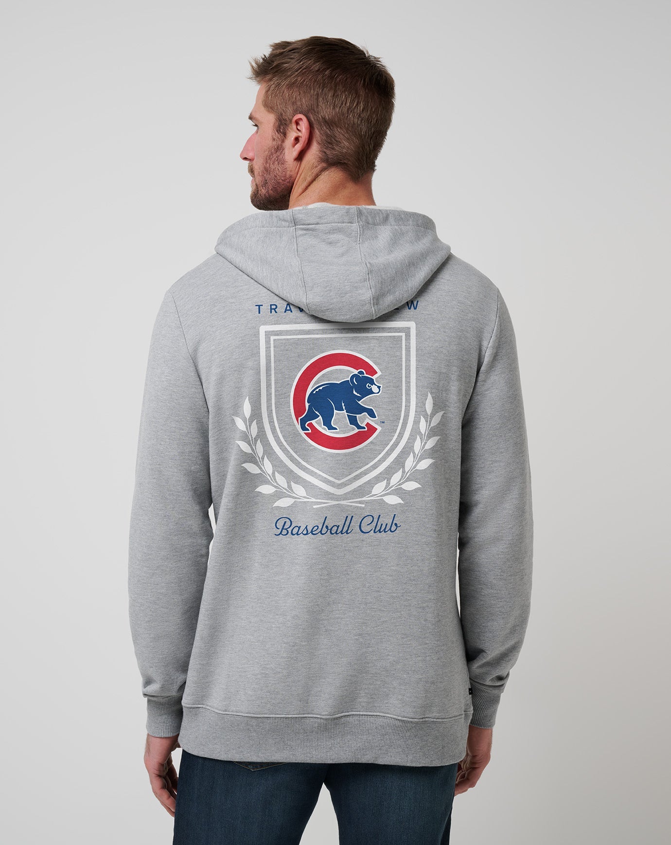 Heather Grey Travis Mathew Chicago Cubs Stadium Hoodie