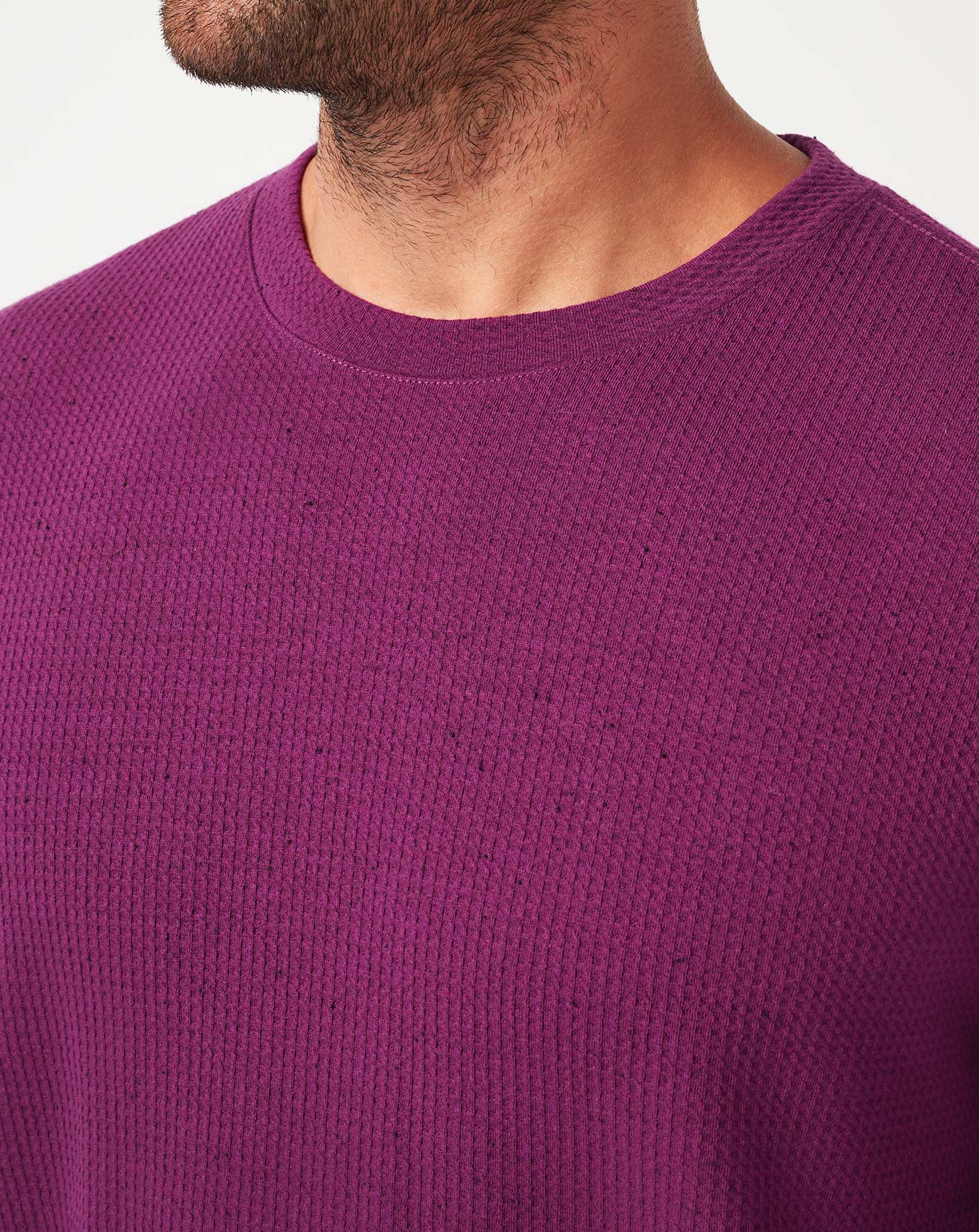 Claret Travis Mathew Burnley Cloud Waffle Crew