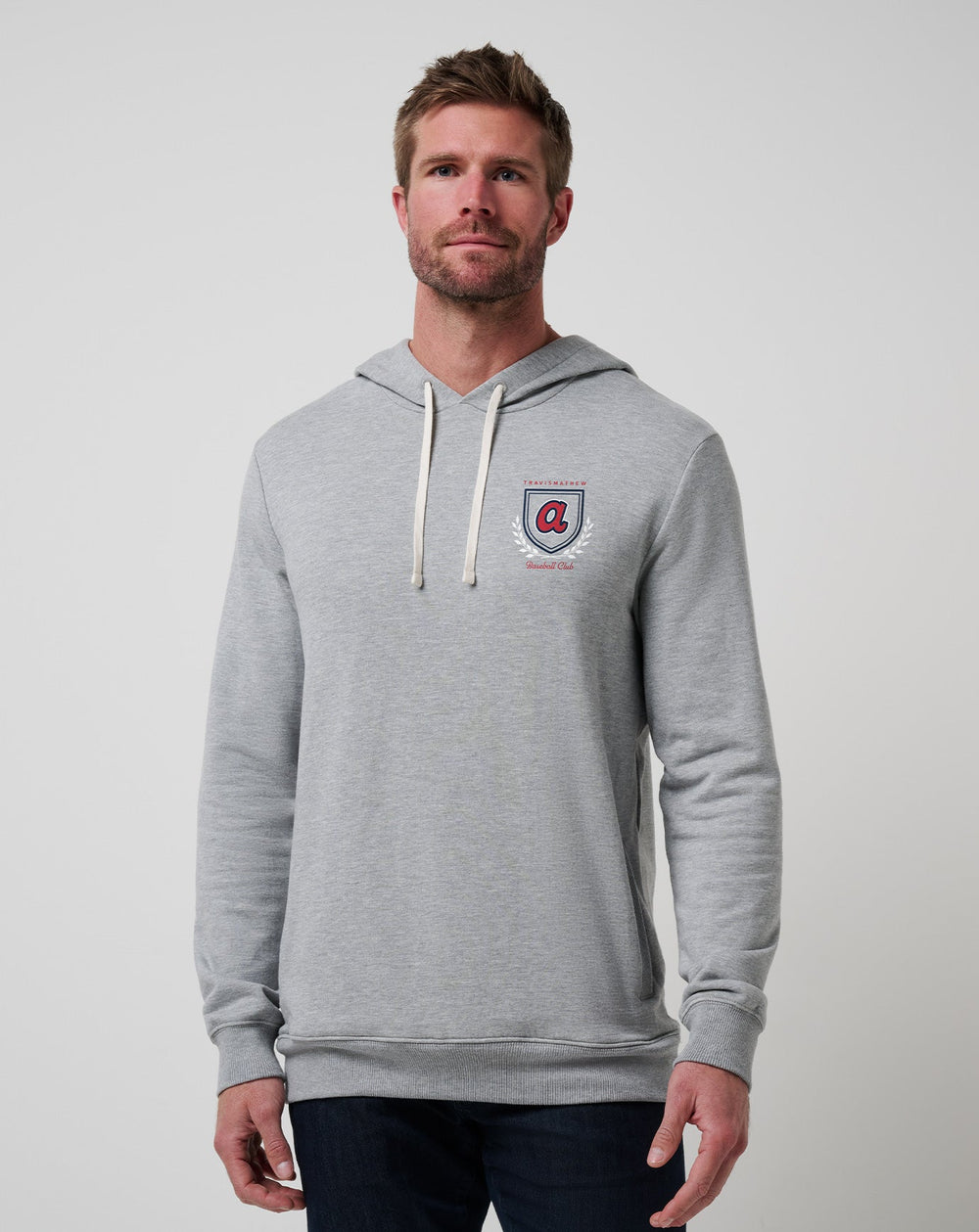 Heather Grey Travis Mathew Atlanta Braves Stadium Hoodie