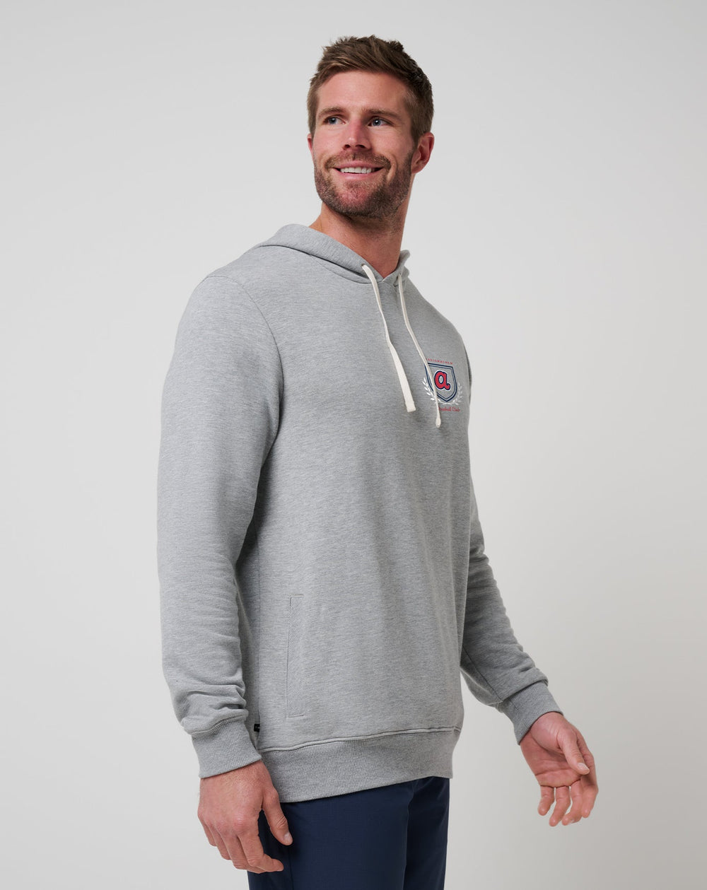 Heather Grey Travis Mathew Atlanta Braves Stadium Hoodie