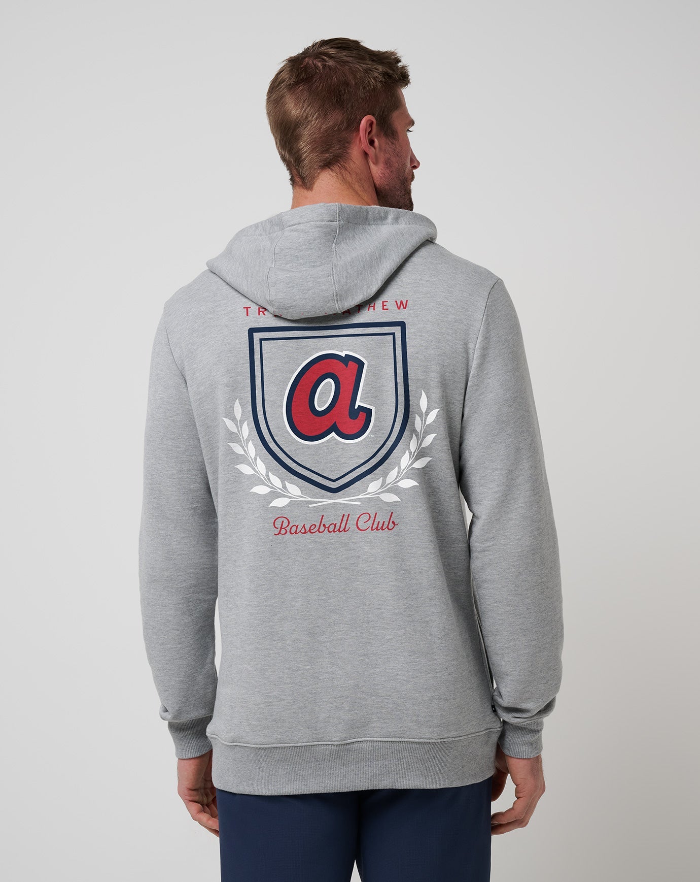 Heather Grey Travis Mathew Atlanta Braves Stadium Hoodie