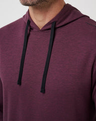 Heather Mauve Wine Travis Mathew Upgraded Tech Hoodie
