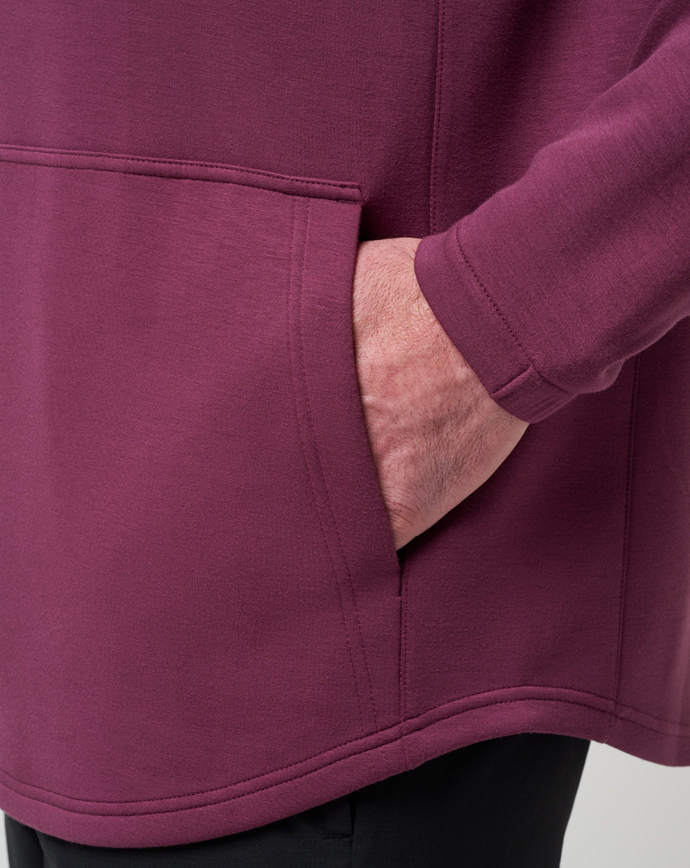 Mauve Wine Travis Mathew Fibercloud Hoodie