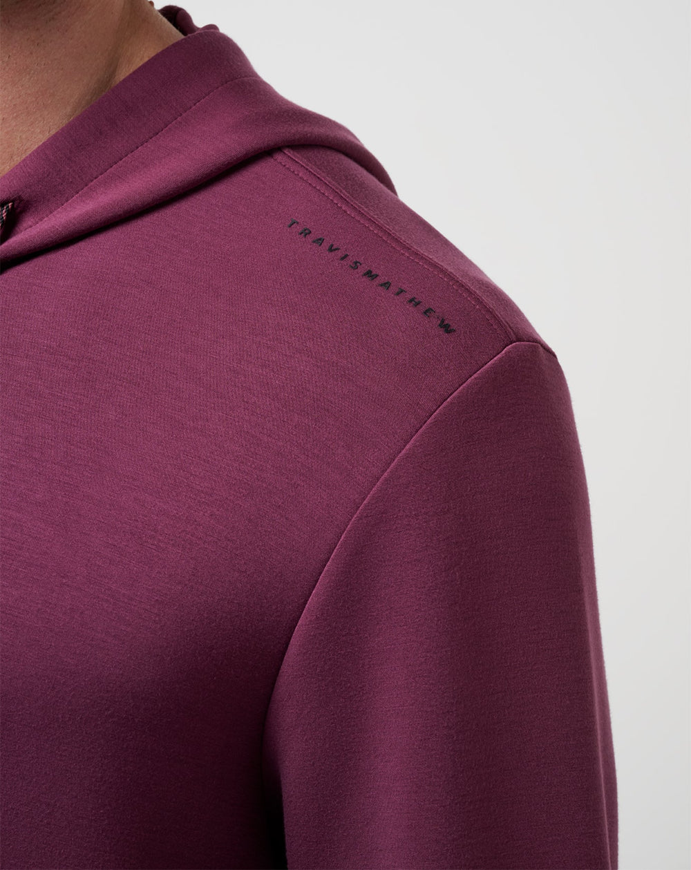 Mauve Wine Travis Mathew Fibercloud Hoodie