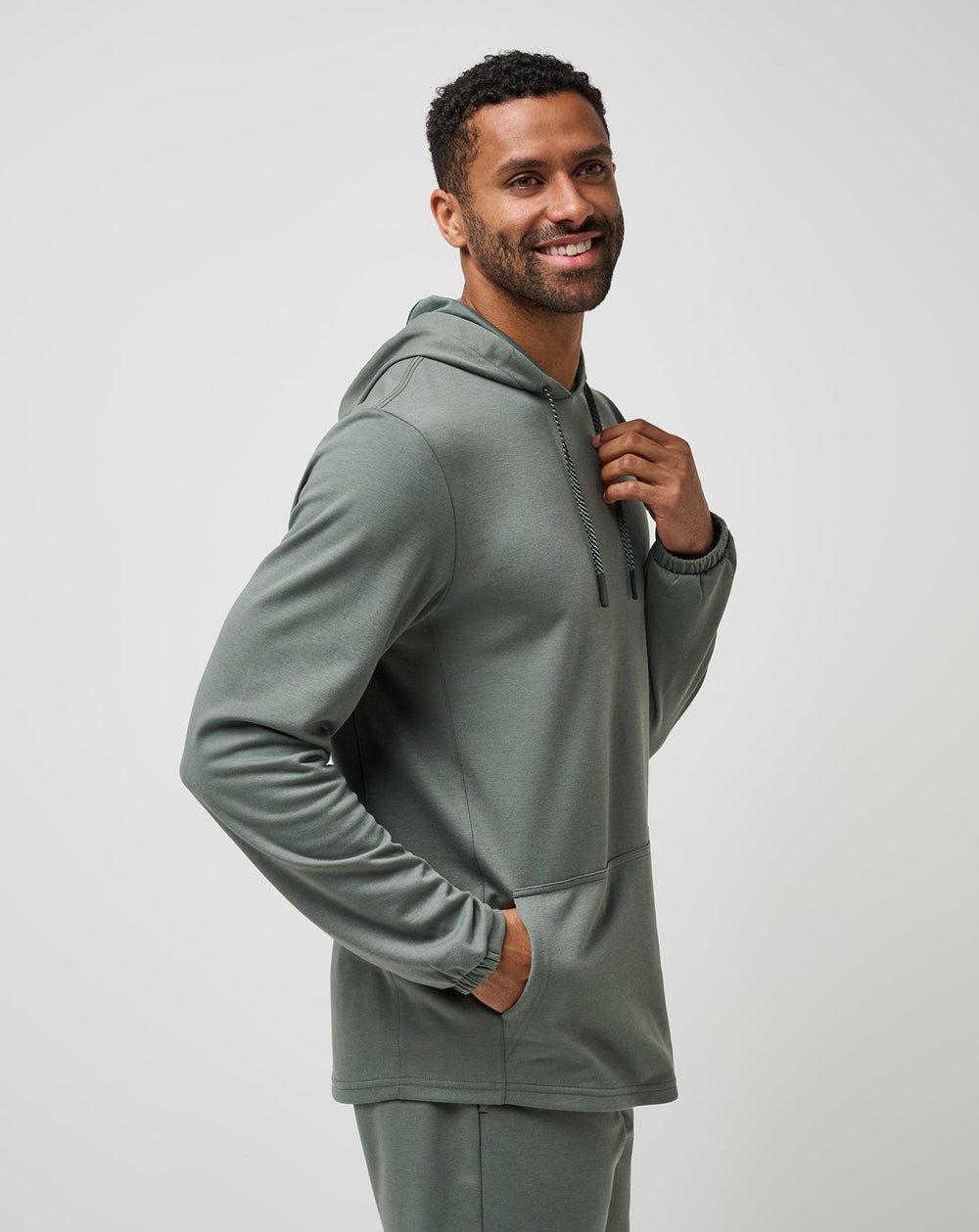 Dark Olive Travis Mathew Sideslip Hoodie