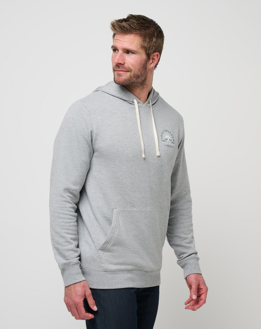 Heather Grey Travis Mathew Glacier Hike Hoodie