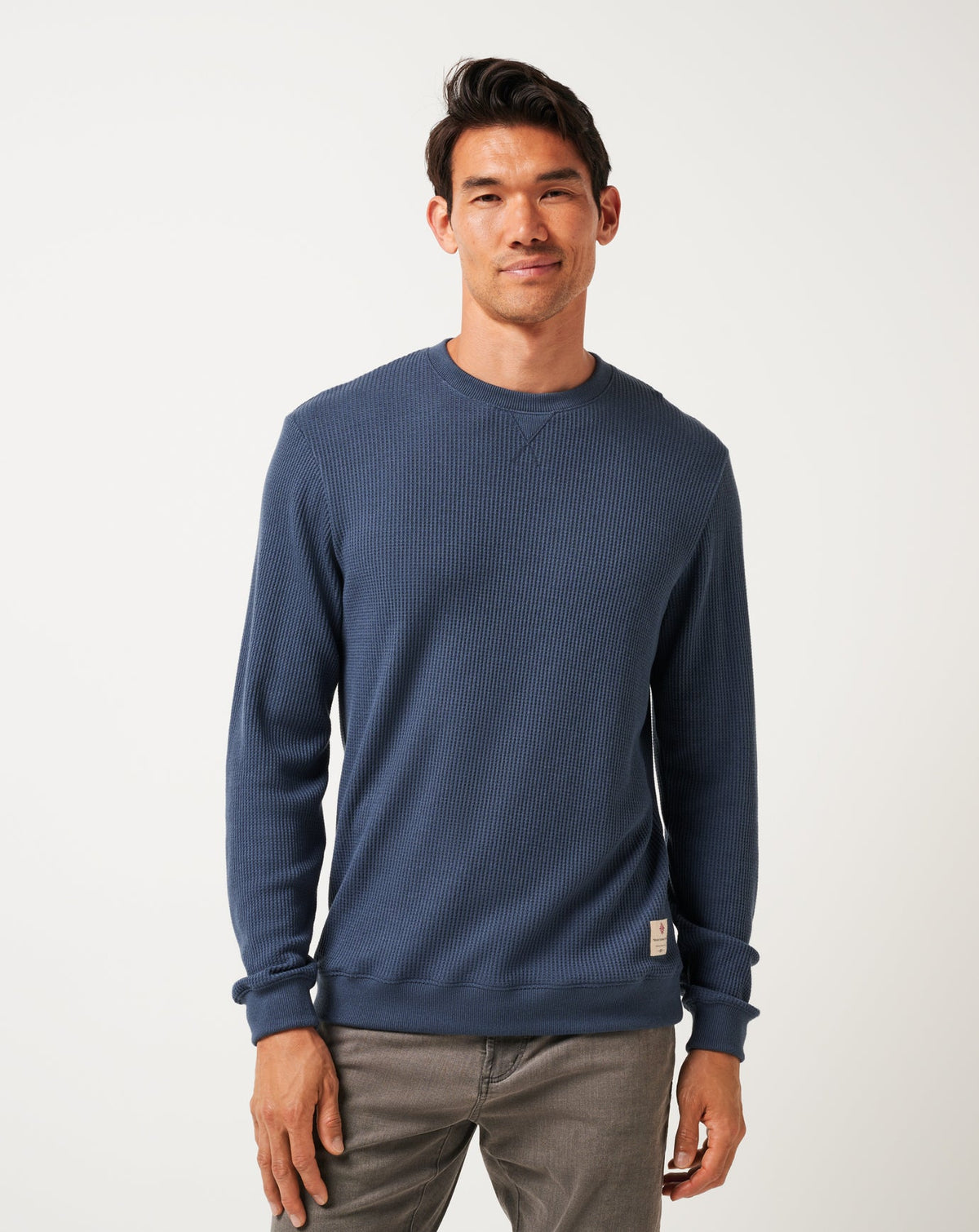 Mood Indigo/Vintage Indigo Travis Mathew Nonrev Long Sleeve Crew