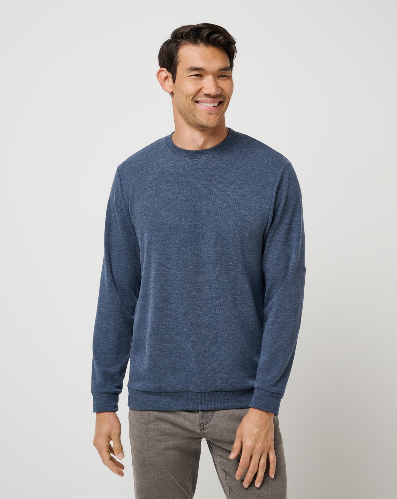 Heather Navy Travis Mathew Cloud Sweater