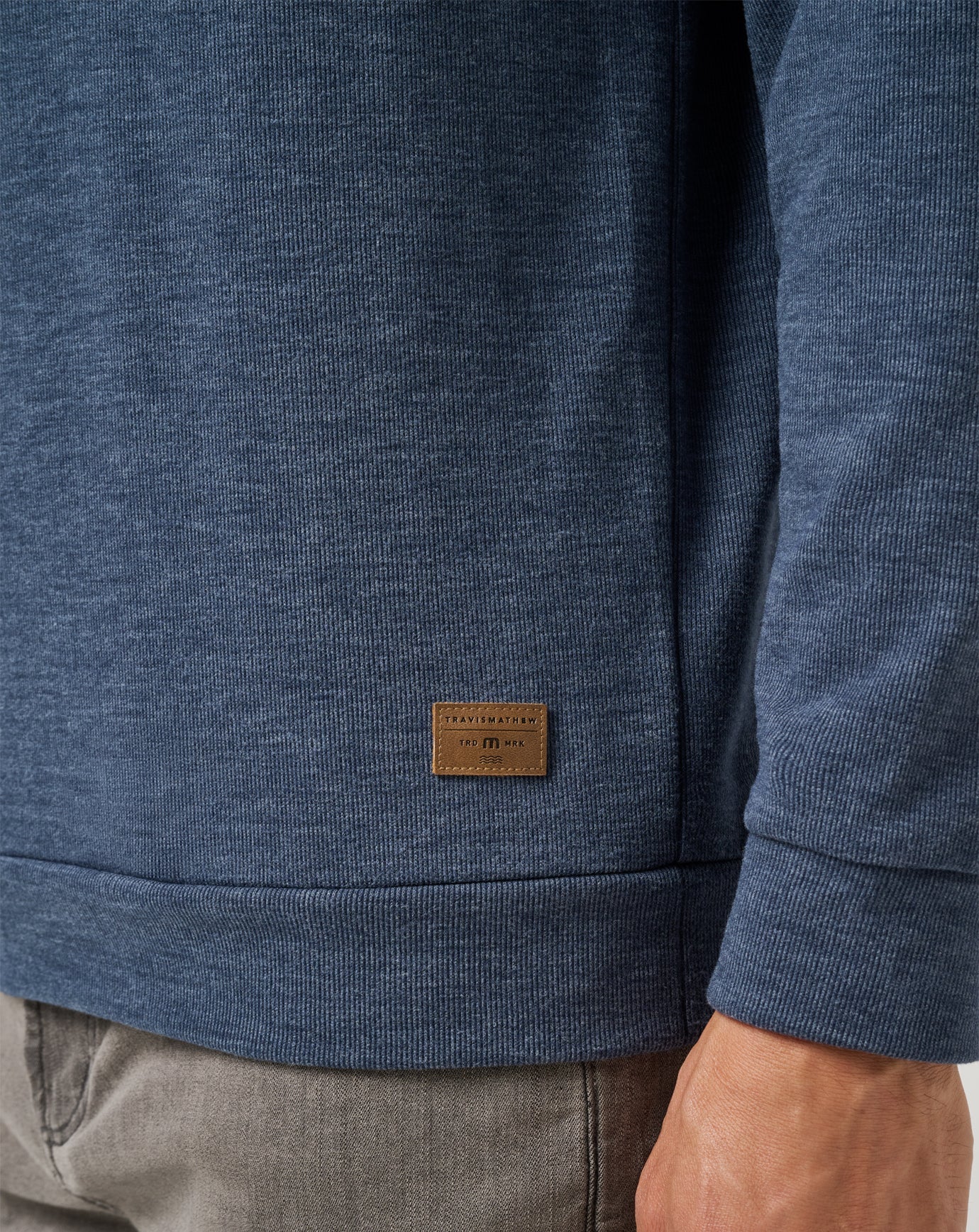 Heather Navy Travis Mathew Cloud Sweater