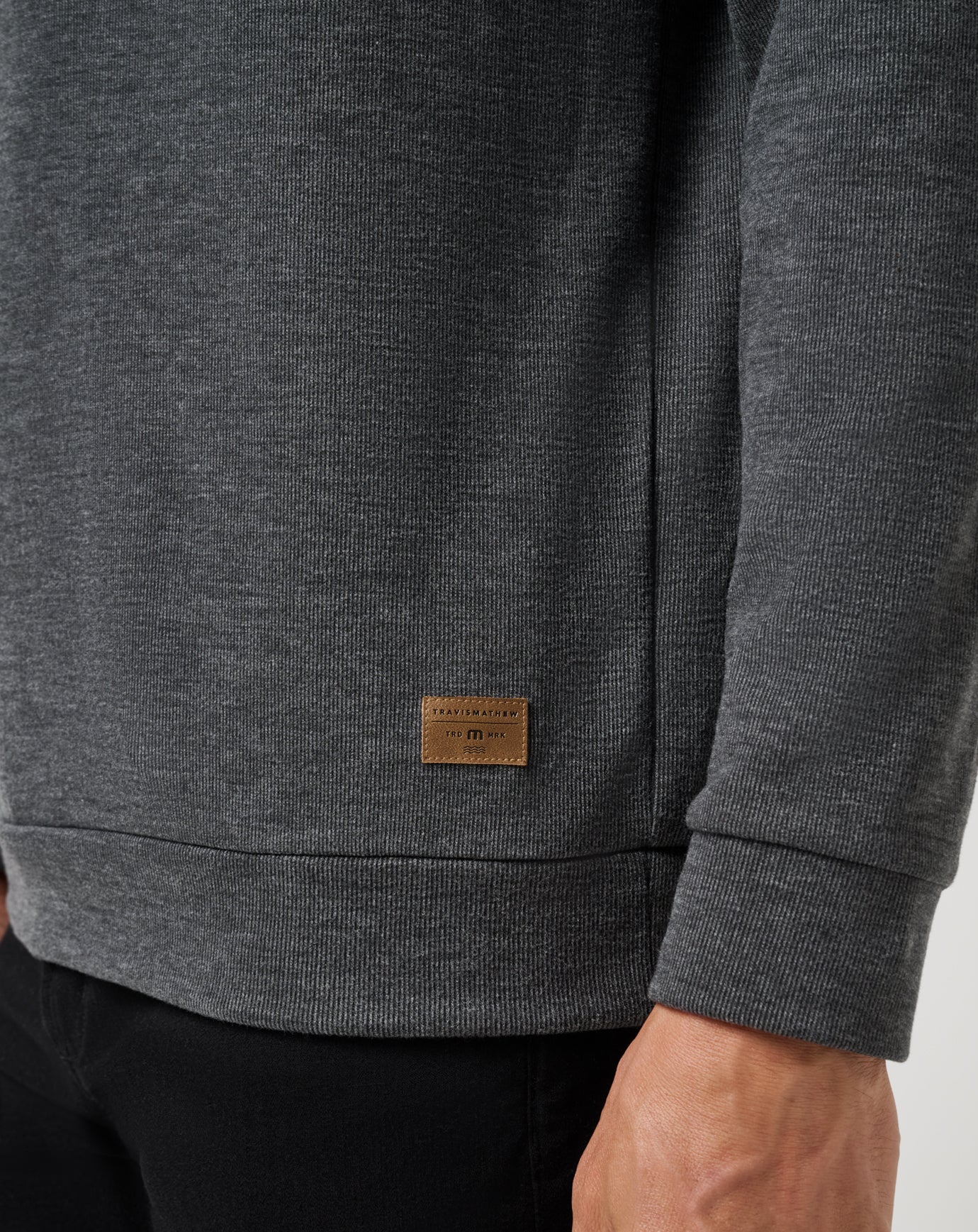 Heather Black Travis Mathew Cloud Sweater