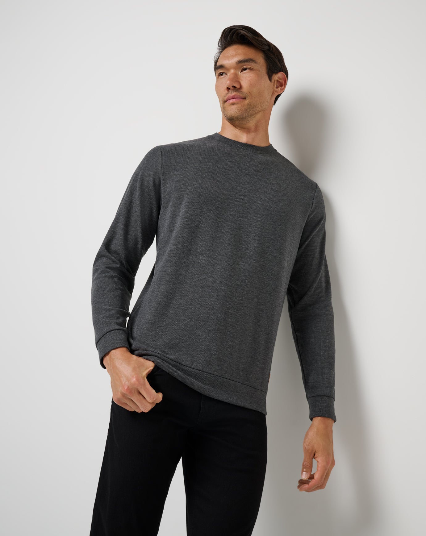 Heather Black Travis Mathew Cloud Sweater