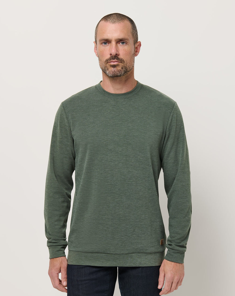 Heather Dark Olive Travis Mathew Cloud Sweater