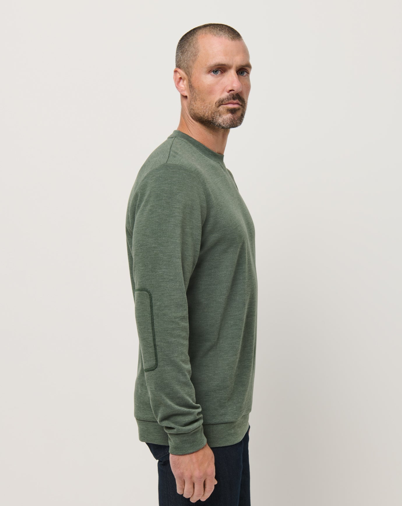Heather Dark Olive Travis Mathew Cloud Sweater