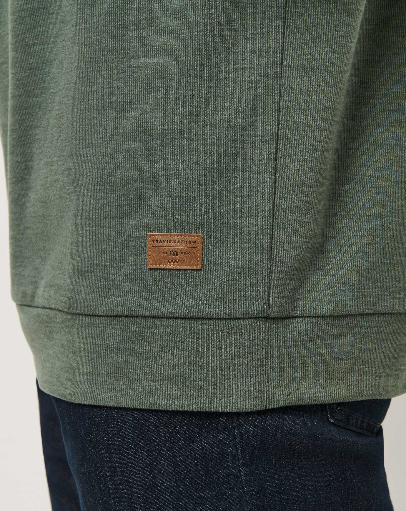 Heather Dark Olive Travis Mathew Cloud Sweater