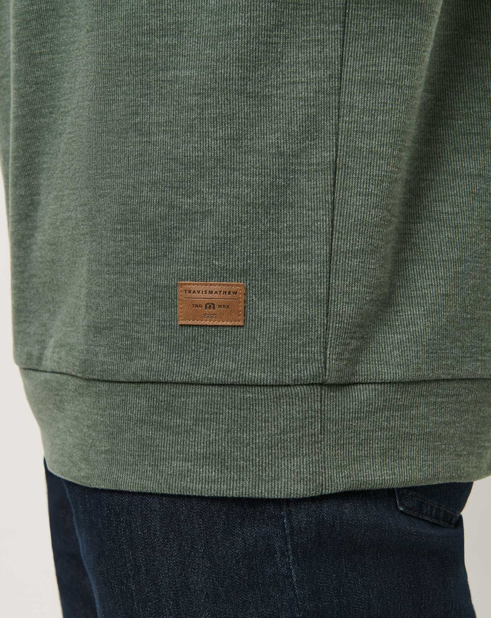 Heather Dark Olive Travis Mathew Cloud Sweater
