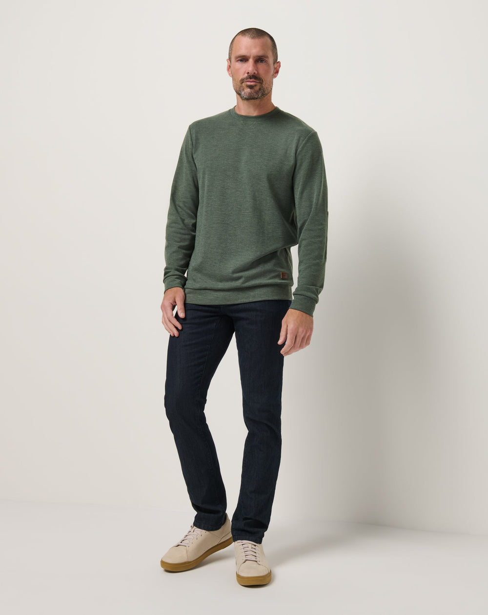 Heather Dark Olive Travis Mathew Cloud Sweater