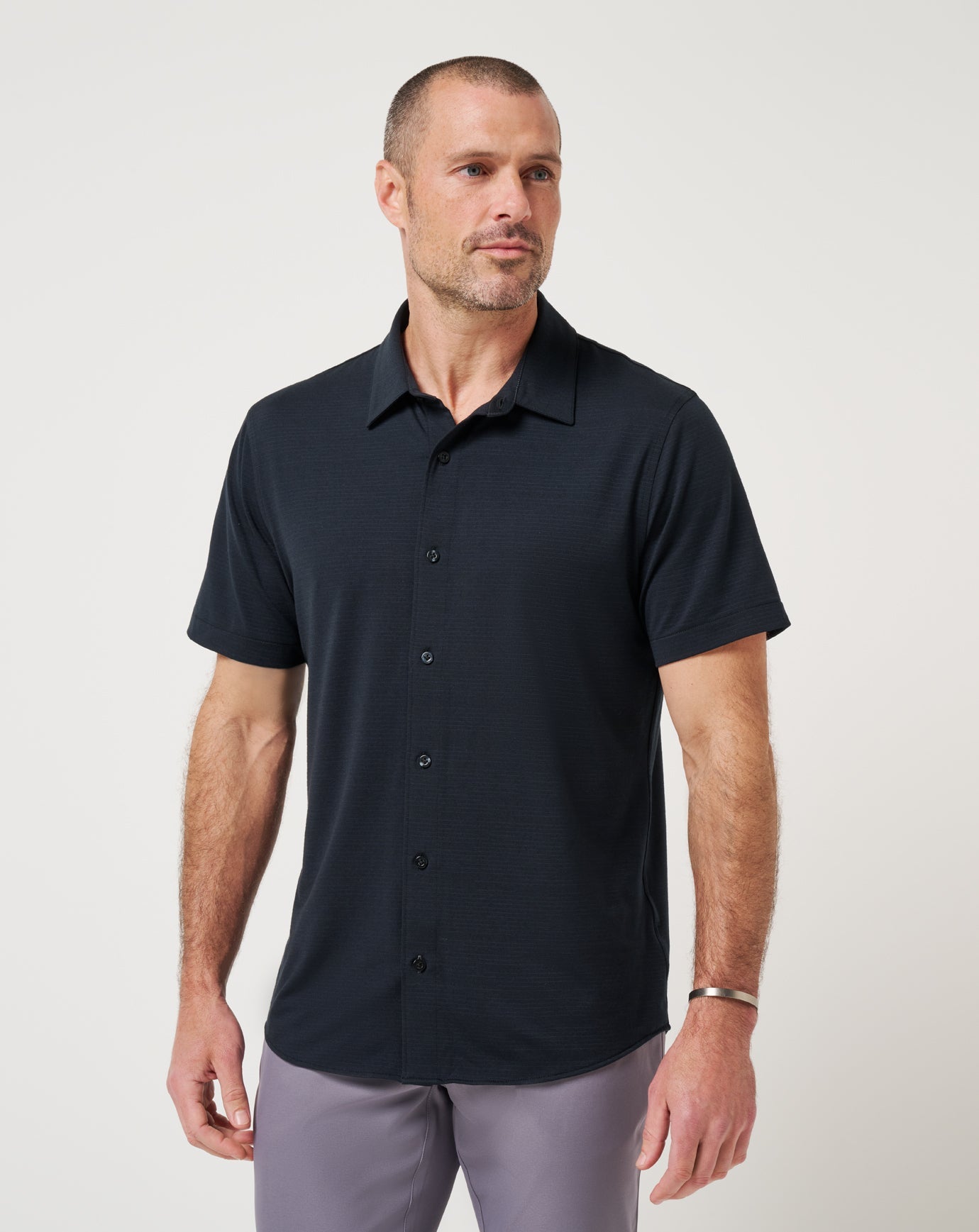 Black Travis Mathew The Heater Button-Up