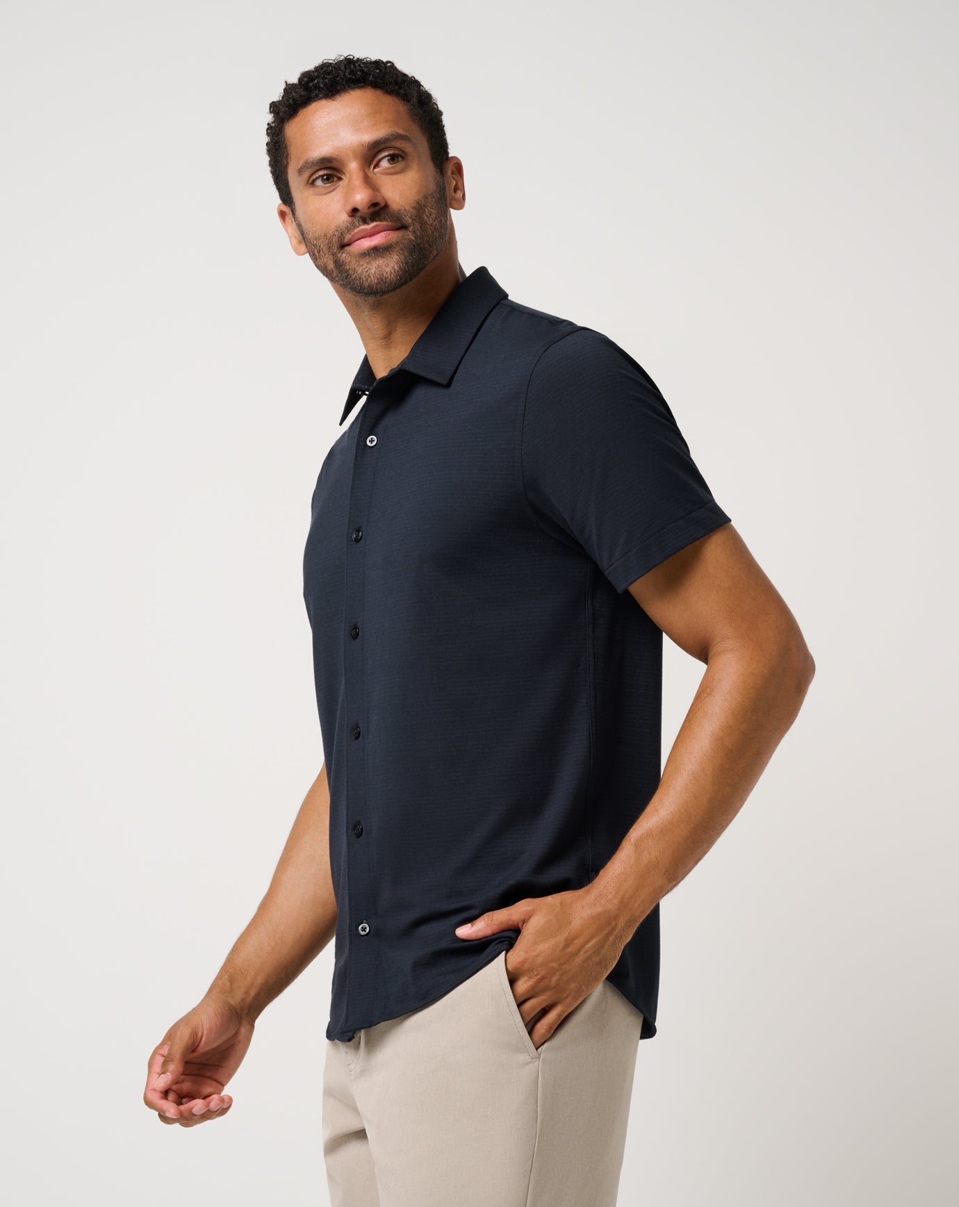 Black Travis Mathew The Heater Button-Up