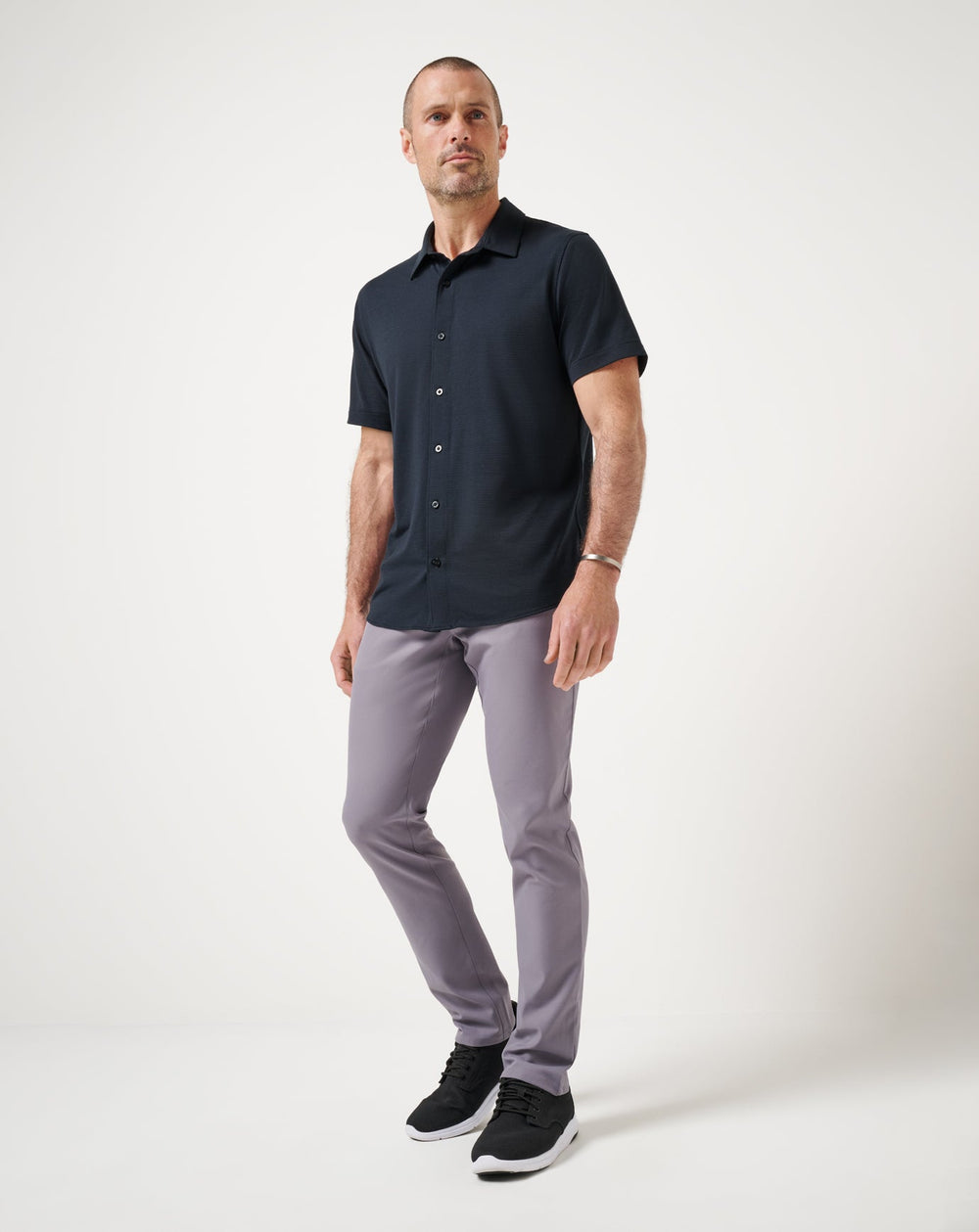 Black Travis Mathew The Heater Button-Up