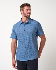 Bering Sea Travis Mathew Techwoven Sunlight Button-Up