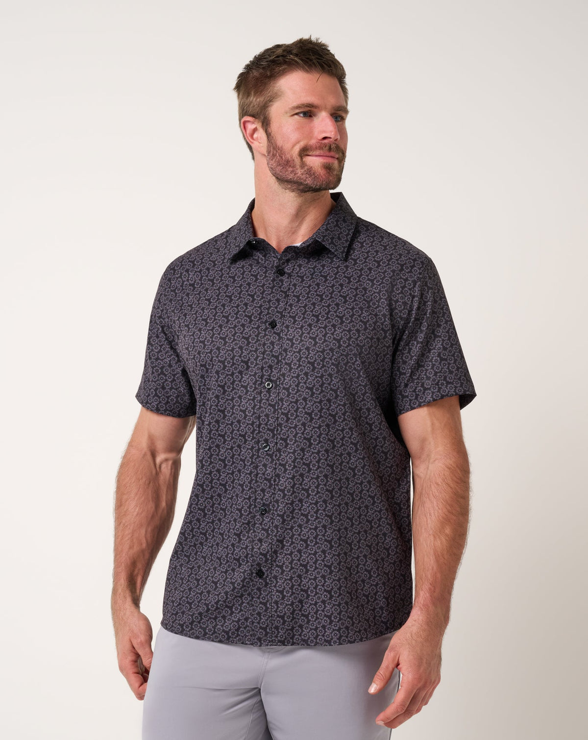 Black Travis Mathew Techwoven Sunlight Button-Up