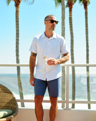 White Travis Mathew Techwoven Sunlight Button-Up