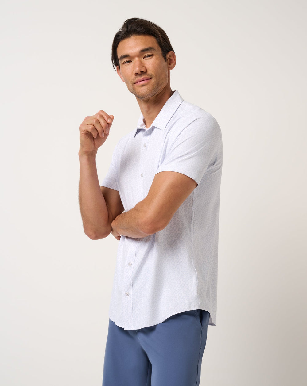 White Travis Mathew Techwoven Sunlight Button-Up