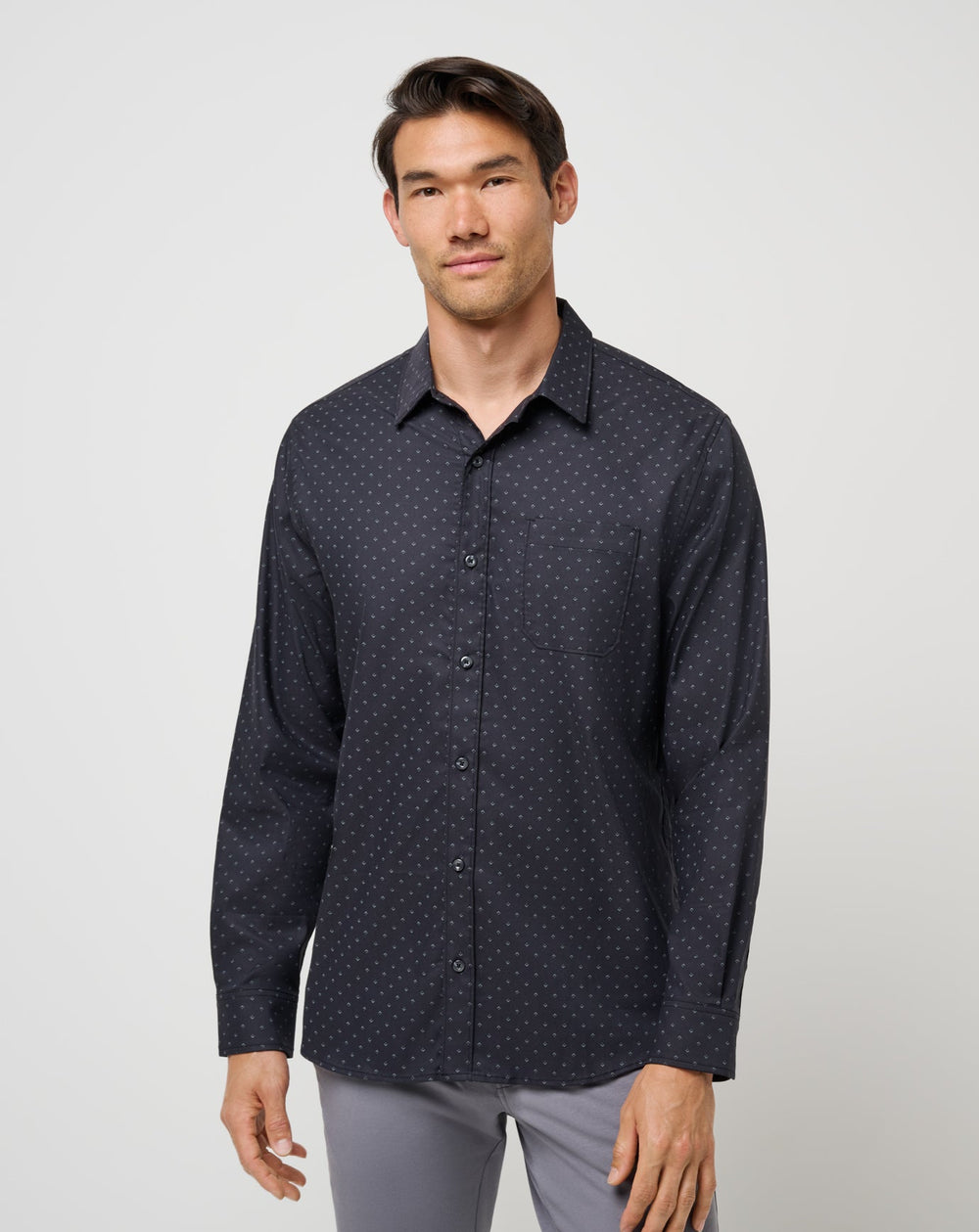 Black Travis Mathew Techwoven Tidbits Button-Up