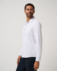 White Travis Mathew Comfortknit TM Social Club Button-Up