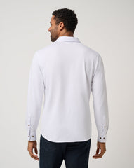 White Travis Mathew Comfortknit TM Social Club Button-Up