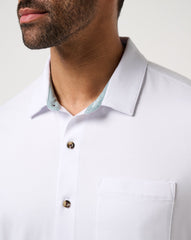 White Travis Mathew Comfortknit TM Social Club Button-Up