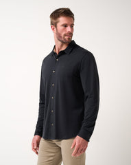 Black Travis Mathew Comfortknit TM Social Club Button-Up