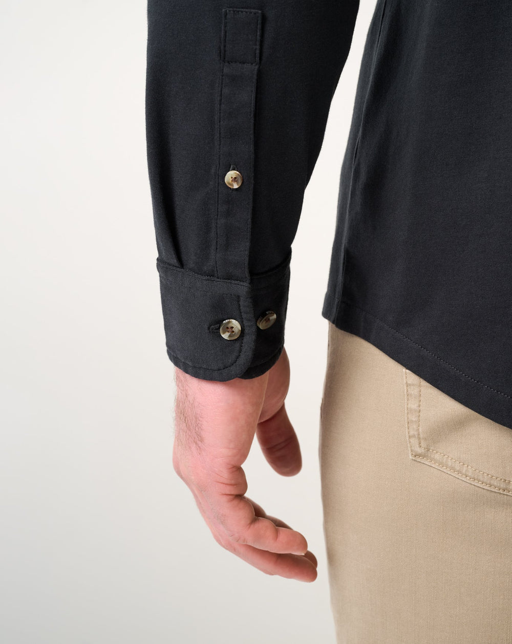 Black Travis Mathew Comfortknit TM Social Club Button-Up
