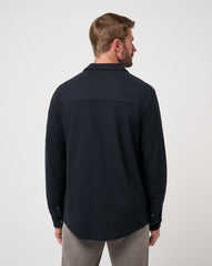 Black Travis Mathew Cloud Waffle Shirt Jacket