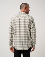 Birch Travis Mathew Cloud Flannel Plaid Button-Up
