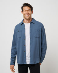 Bering Sea Travis Mathew Cloud Waffle Shirt Jacket