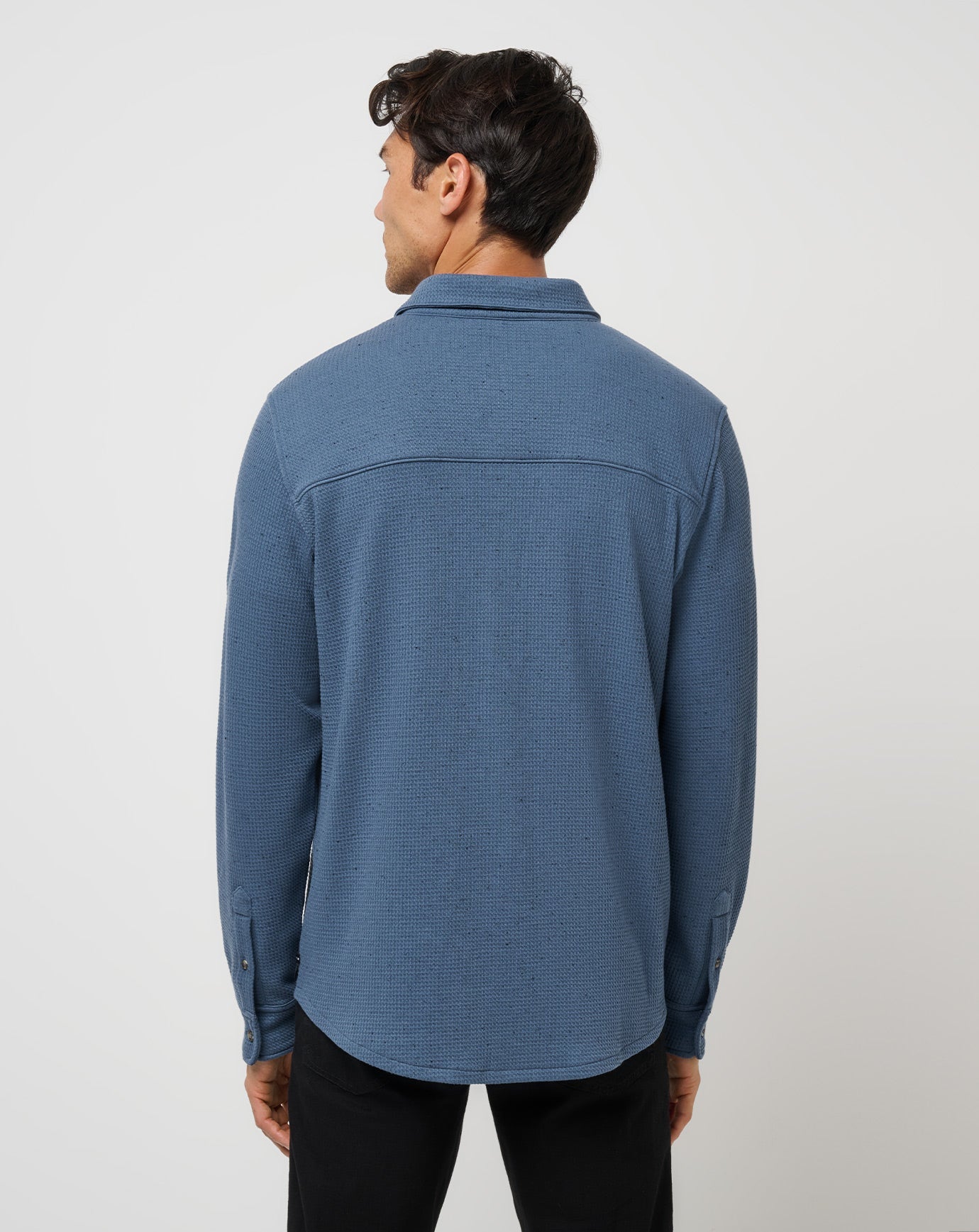 Bering Sea Travis Mathew Cloud Waffle Shirt Jacket