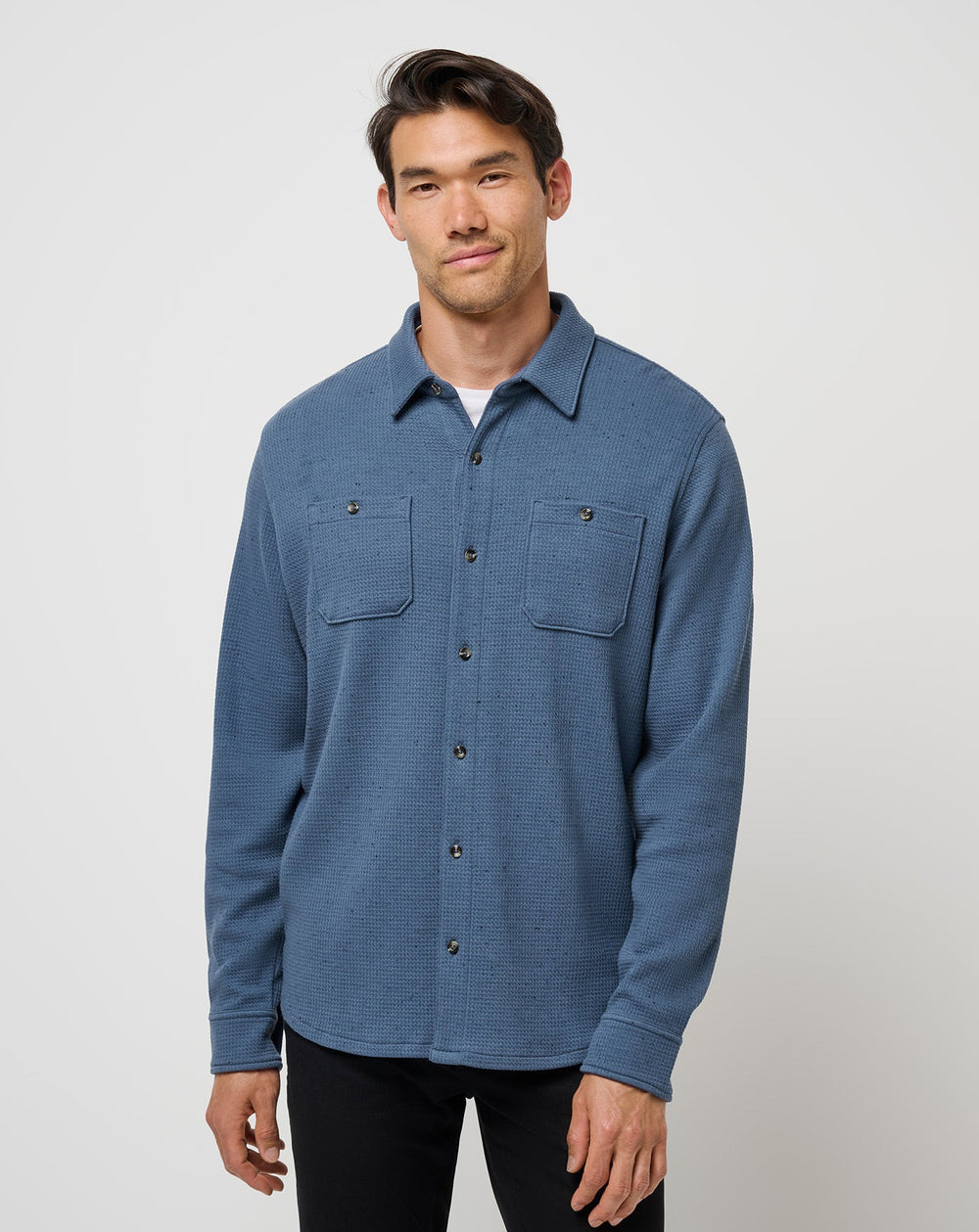 Bering Sea Travis Mathew Cloud Waffle Shirt Jacket
