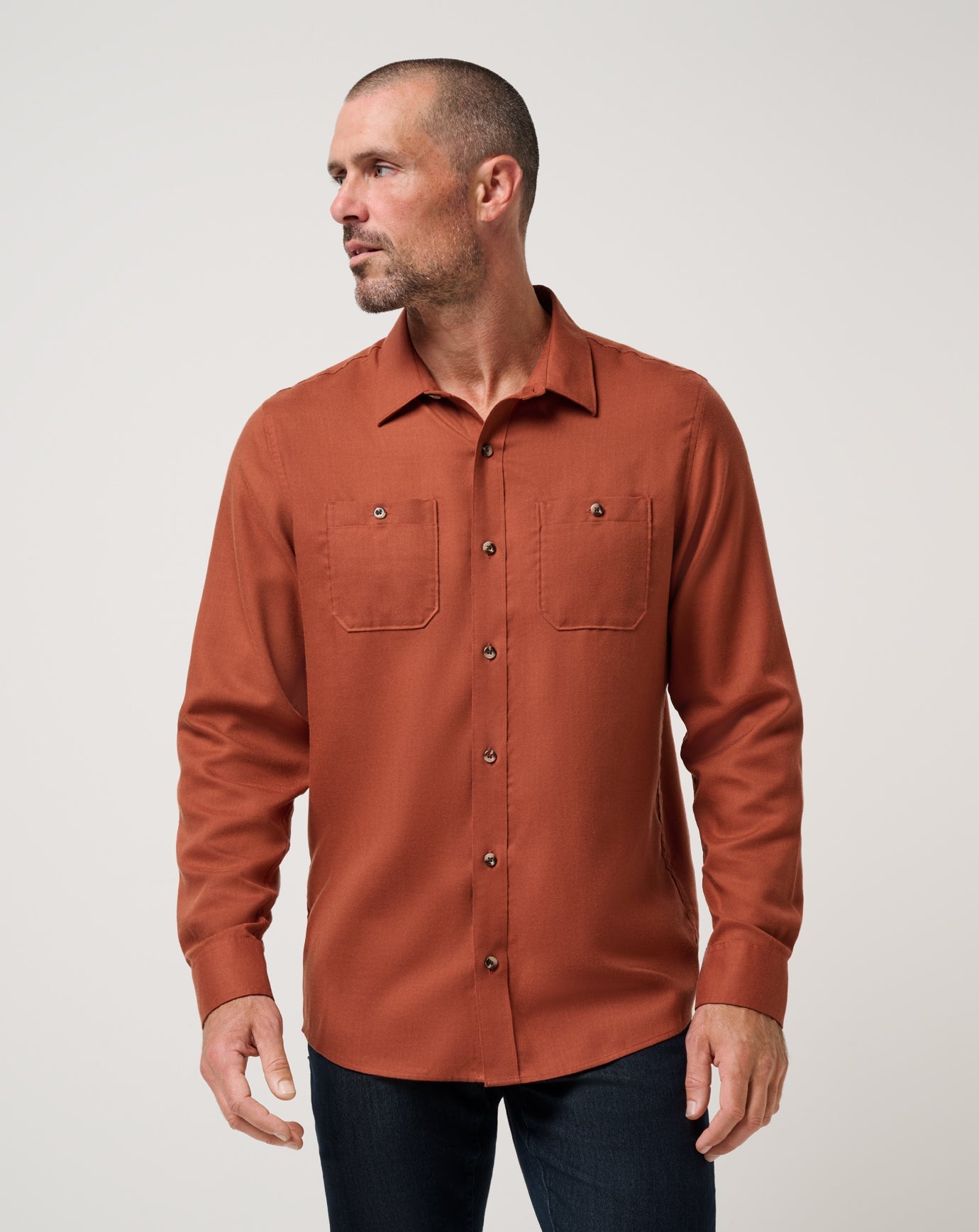 Maple Travis Mathew Cloud Flannel Button-Up