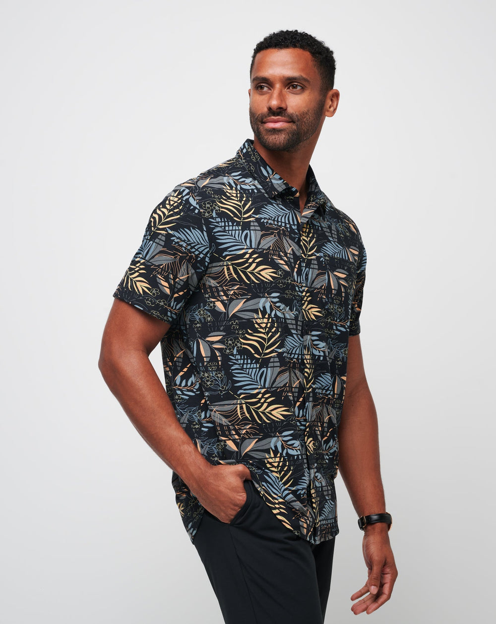 Black Travis Mathew Knit Hanabata Days Button-Up