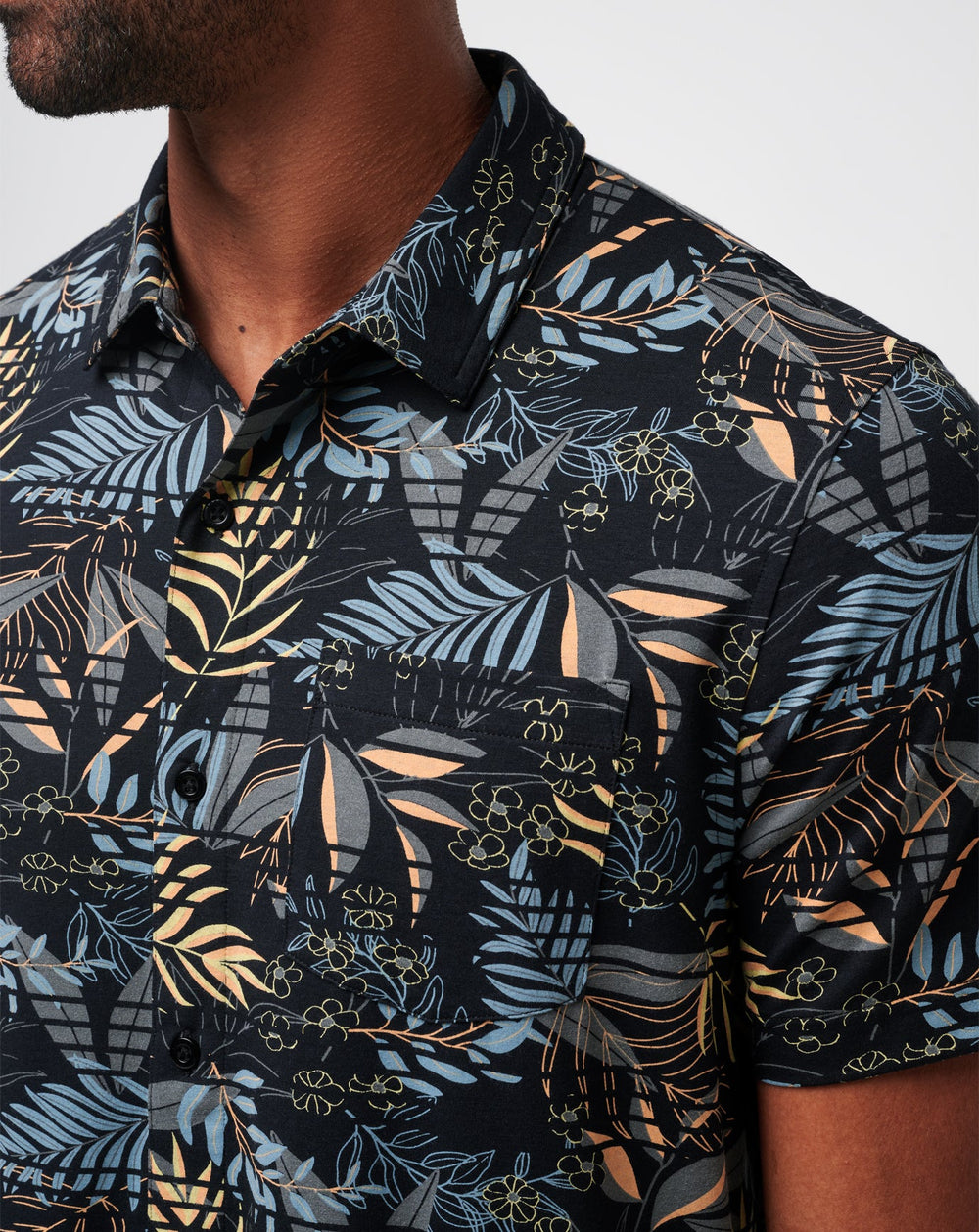 Black Travis Mathew Knit Hanabata Days Button-Up