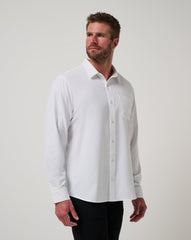 White Travis Mathew Techwoven Tidbits Button-Up