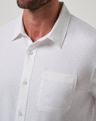 White Travis Mathew Techwoven Tidbits Button-Up